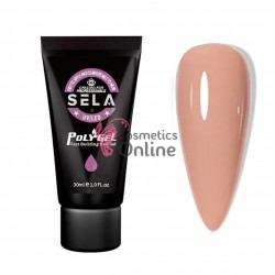 PolyGel UV LED pentru unghii false SELA Profesional de 30ml Cod 013 Beige Nude